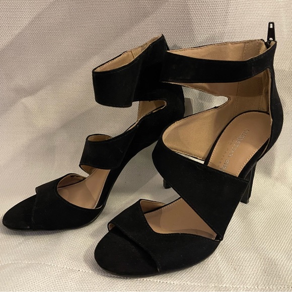 Christian Siriano Black Heels size 5 - Picture 1 of 6